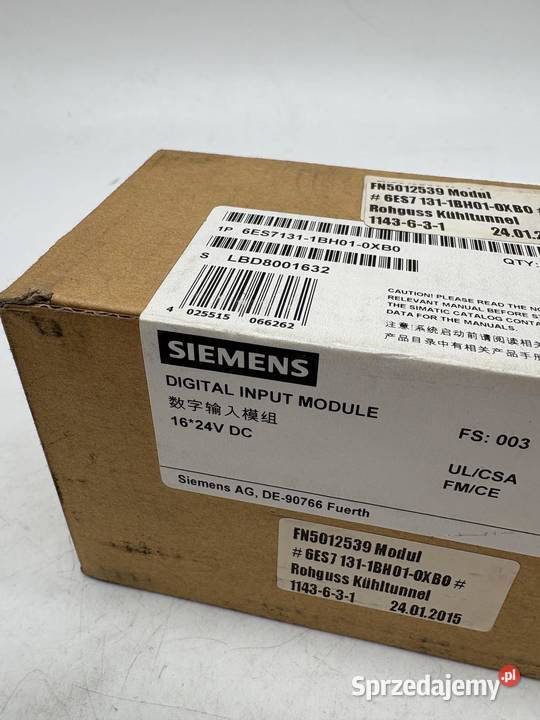Siemens 6ES7 1311BH010XB0 DI Module