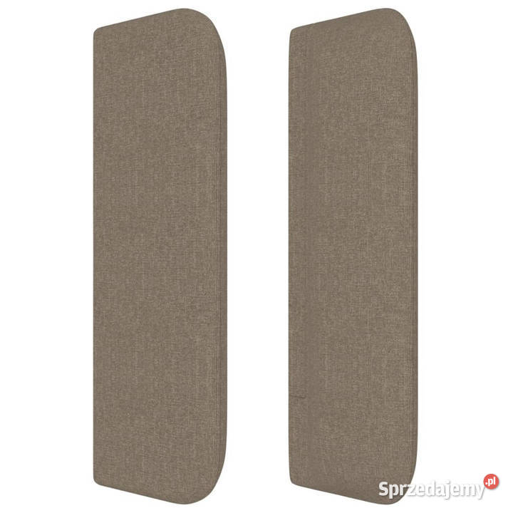 Zagłówek uszak taupe 183x16x7888 tkanina Warszawa