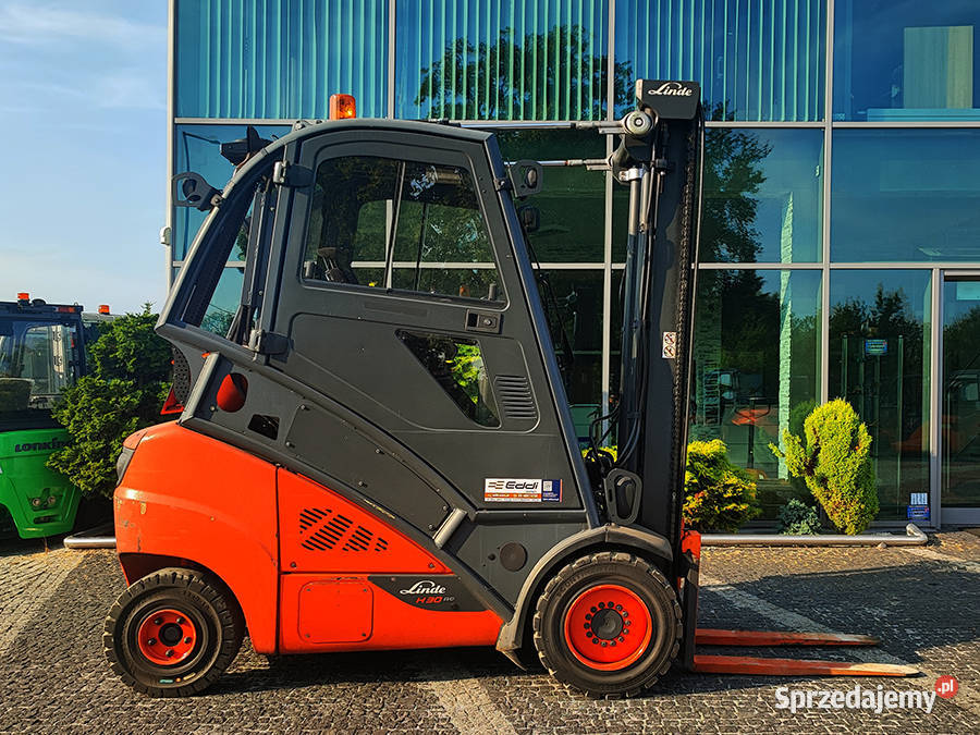 Wózek widłowy Linde H30T02 duplex 435 m LPG 3 t Kęty