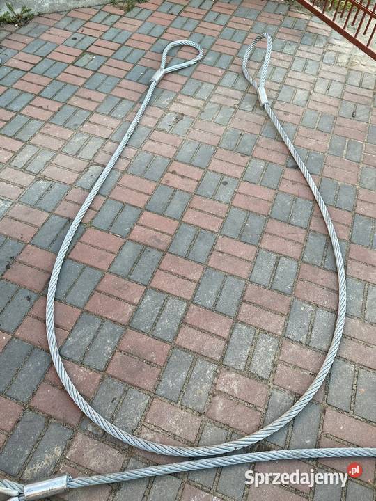 Lina Stalowa z Pętlą Zawiesie Linowe 7000 8000 Nowy Tomyśl