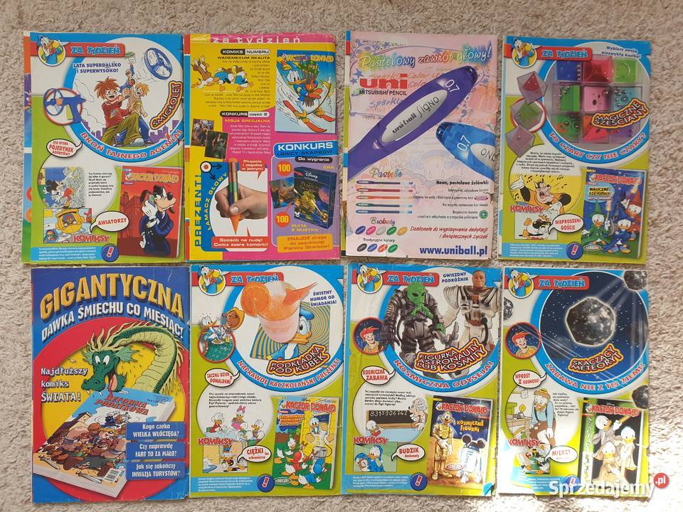 Kaczor Donald zestaw 23 komiksów Gdynia sprzedam