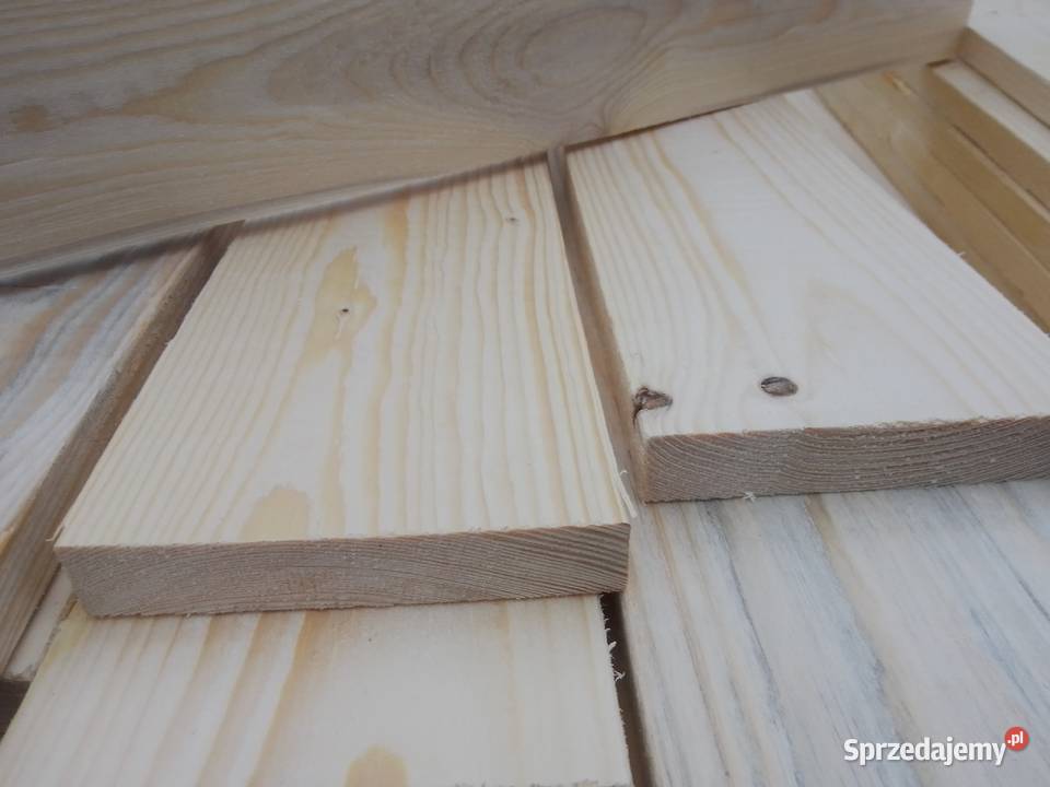 Heblowane deski świerk 80 x 12 x 2 nowe suche Wrocław