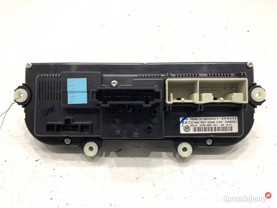 PANEL STEROWANIA NAWIEWU VW GOLF VI 5HB009751 osobowe