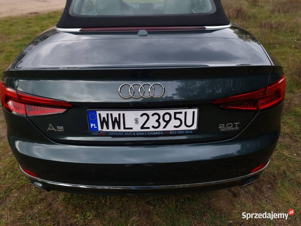 Audi A5 F5 20 Cabriolet Quattro Premium Plus A5 Motoryzacja Białystok