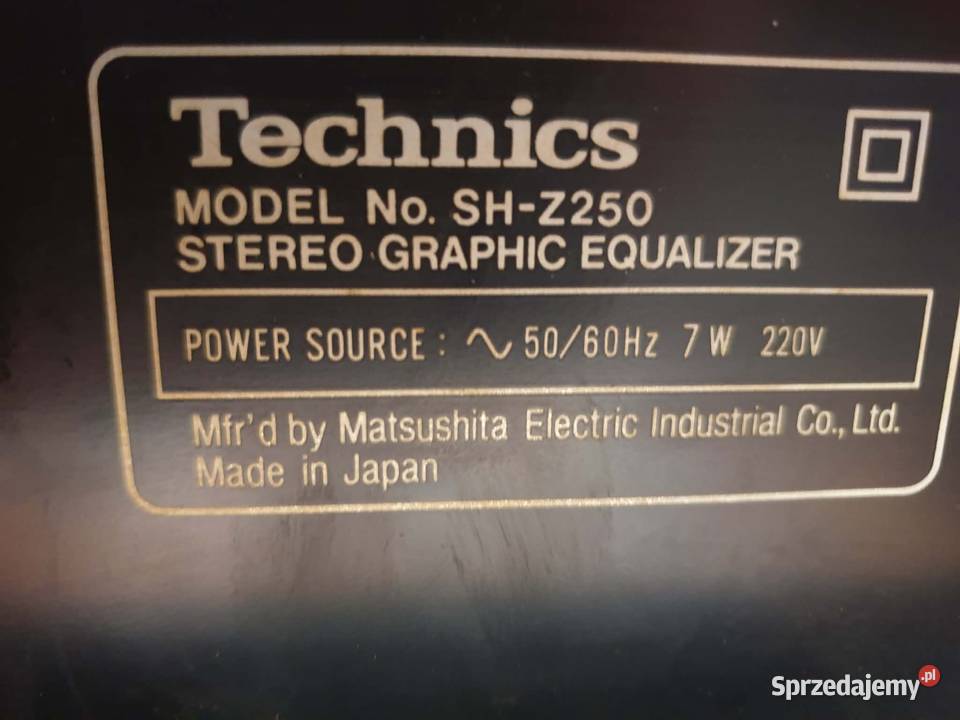 Technics shz250 korektor graficzny Leżajsk