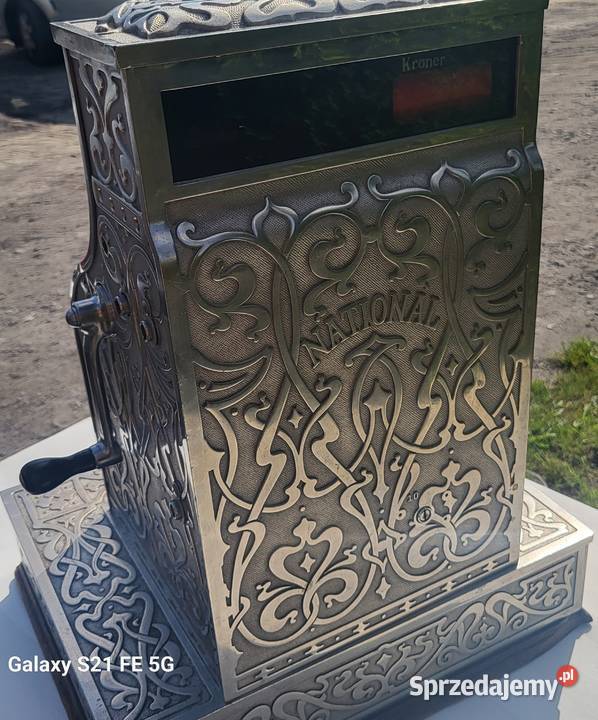 Kasa fiskalna antyczna national Antyki łódzkie sprzedam