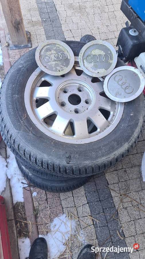 koła zima Audi A4 B5 4 sztuki zapas oryginał 15 świętokrzyskie Ostrowiec Świętokrzyski