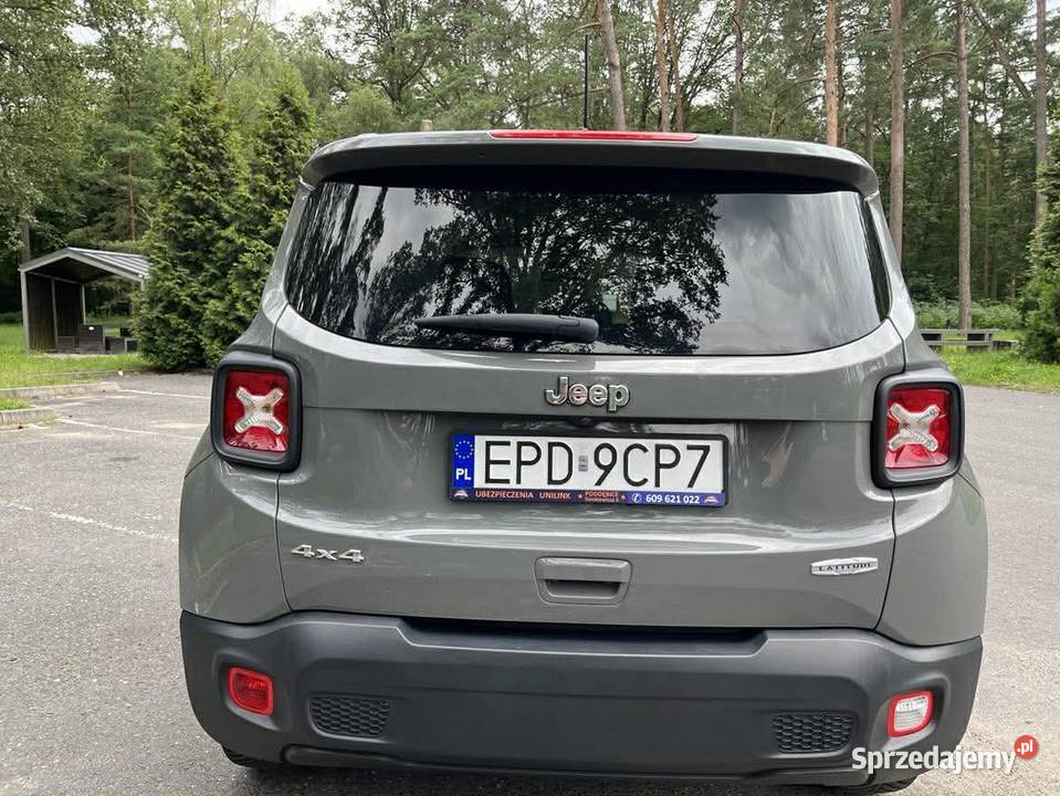 Jeep Renegade 24 Benzyna 4x4 2020 83 000 nieuszkodzony łódzkie Poddębice