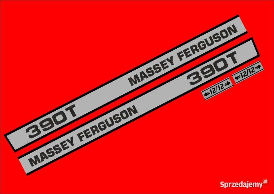 Naklejki massey ferguson 390T zamienniki Laskowice