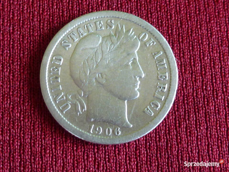 Moneta One Dime z 1906 r mennica San Francisco Warszawa