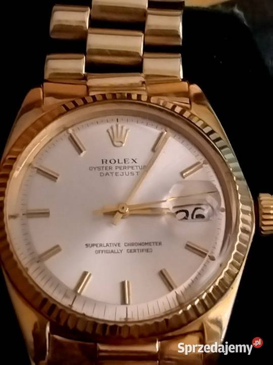 Rolex Datejust 18karatowe złoto Koperta i