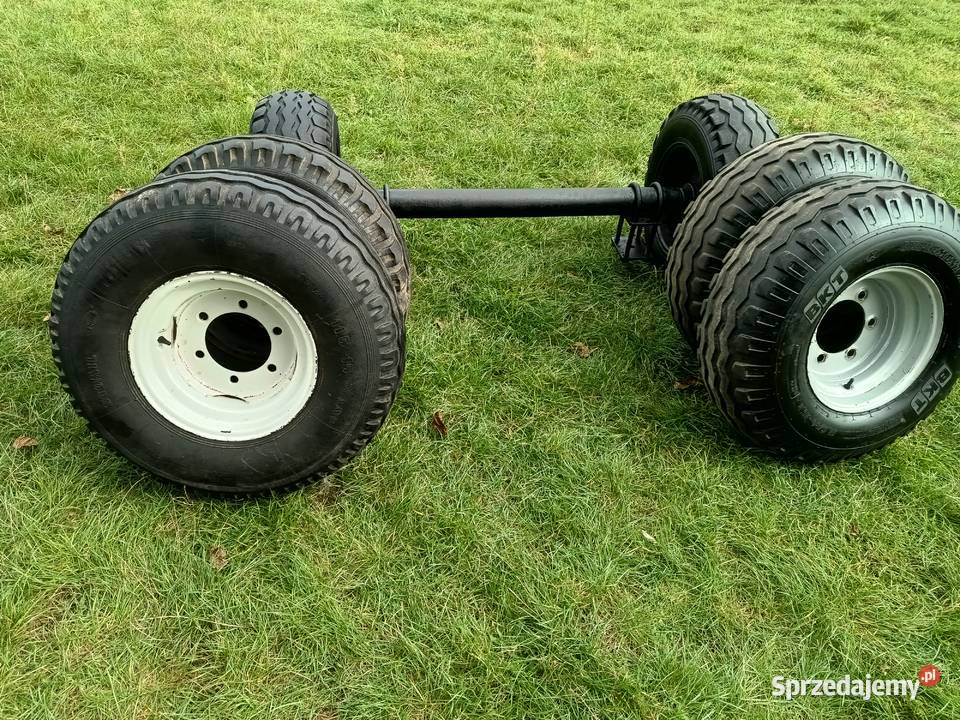 Sprzedam oś z kołami komplet i koła balonowe
