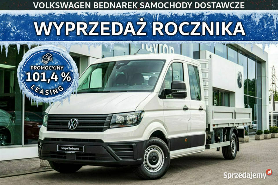 Volkswagen Crafter Skrzyniowy Doka z podwójną Łódź sprzedam