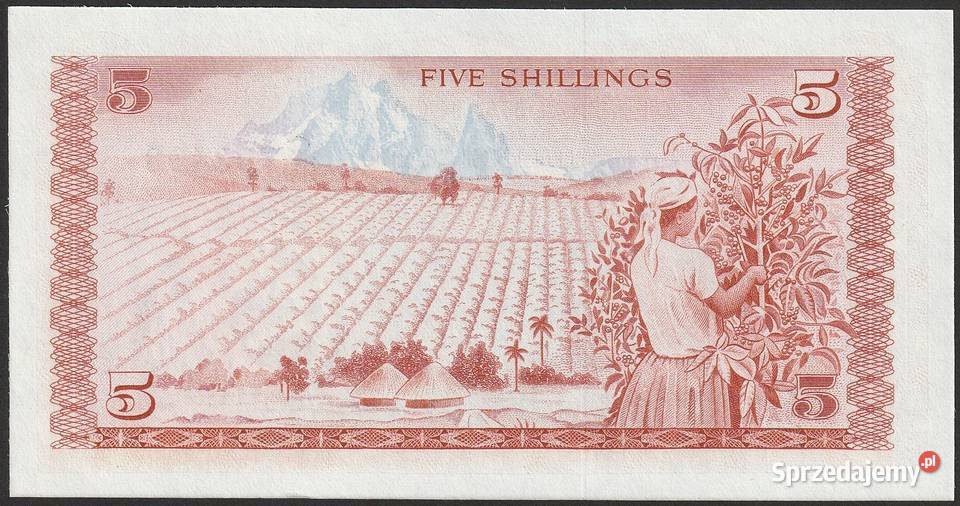 KENIA 5 SHILLING 1978 STAN BANKOWY UNC Łódź sprzedam