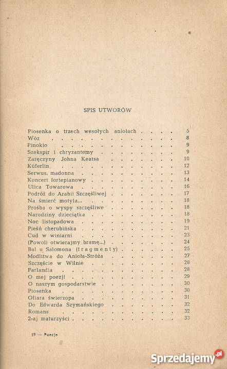 Konstanty Ildefons Gałczyński POEZJE 1969 Pacanów sprzedam