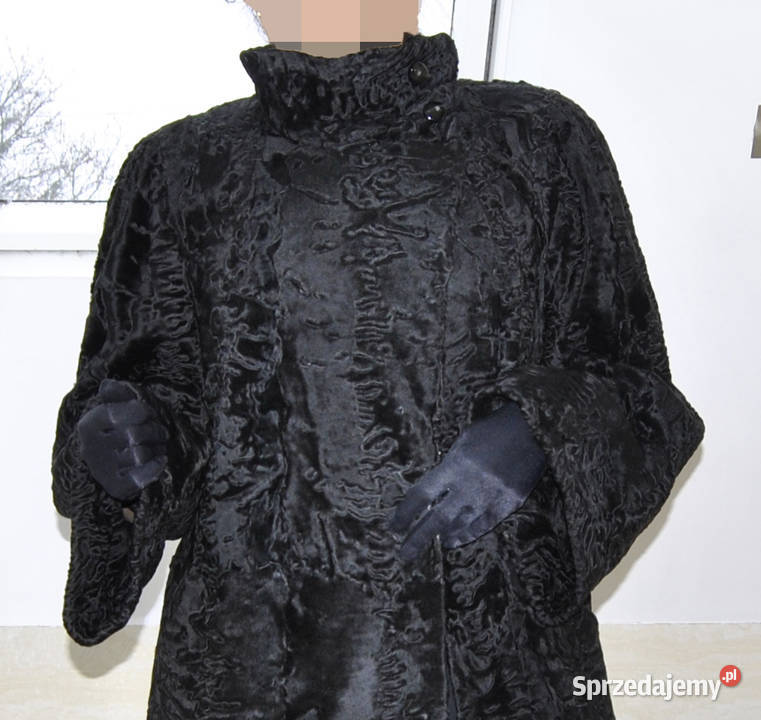 FUTRO KARAKUŁY BREITSCHWANZ Naturalne Czarne Rozmiar 44(XXL) Zamość