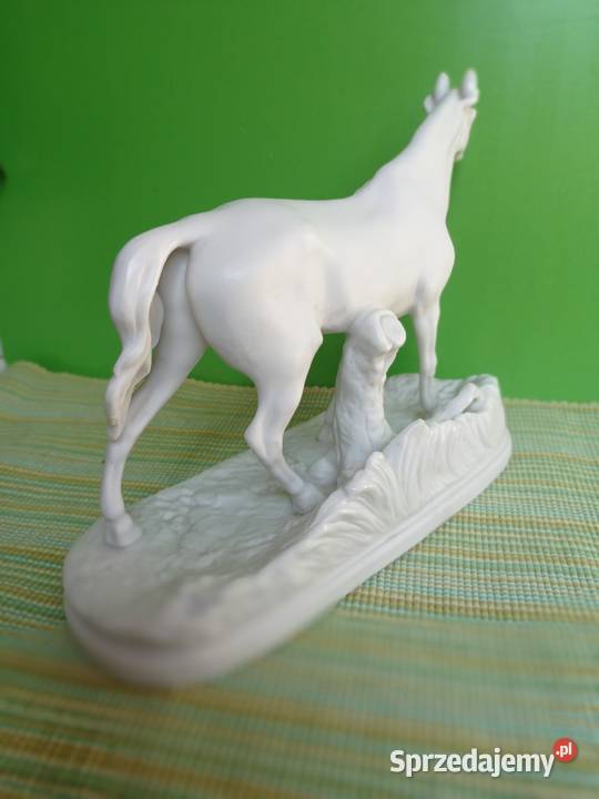 Figurka porcelanowa konia kujawsko-pomorskie Włocławek