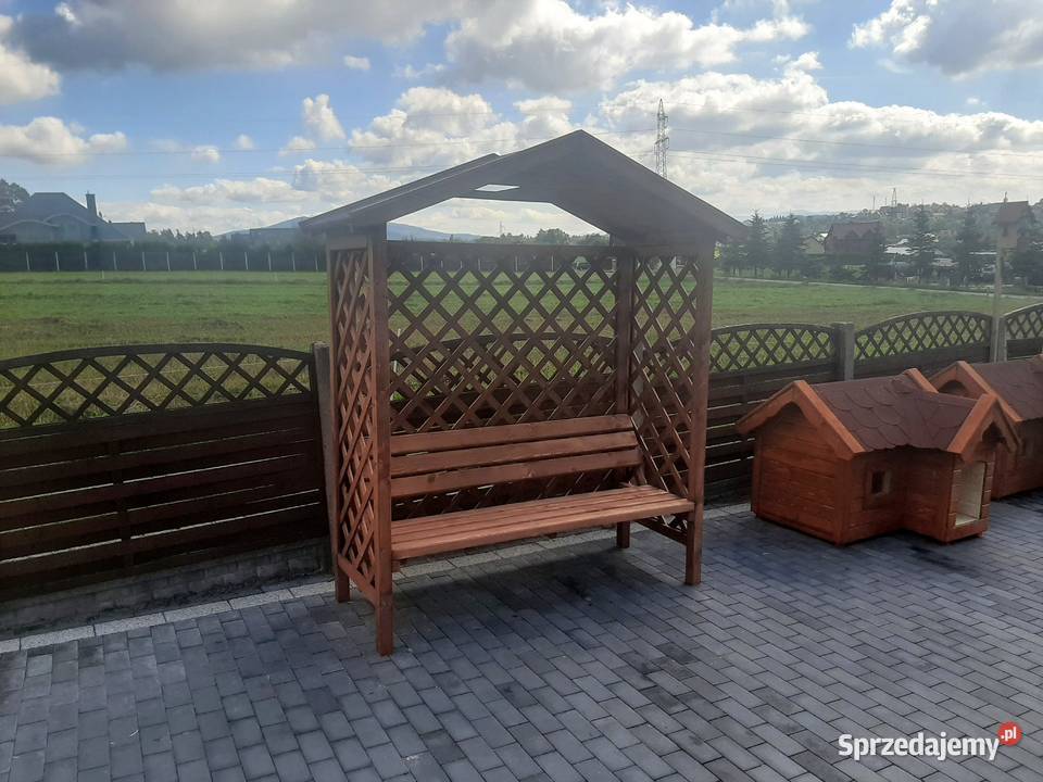 Pergola z ławką Jordanów