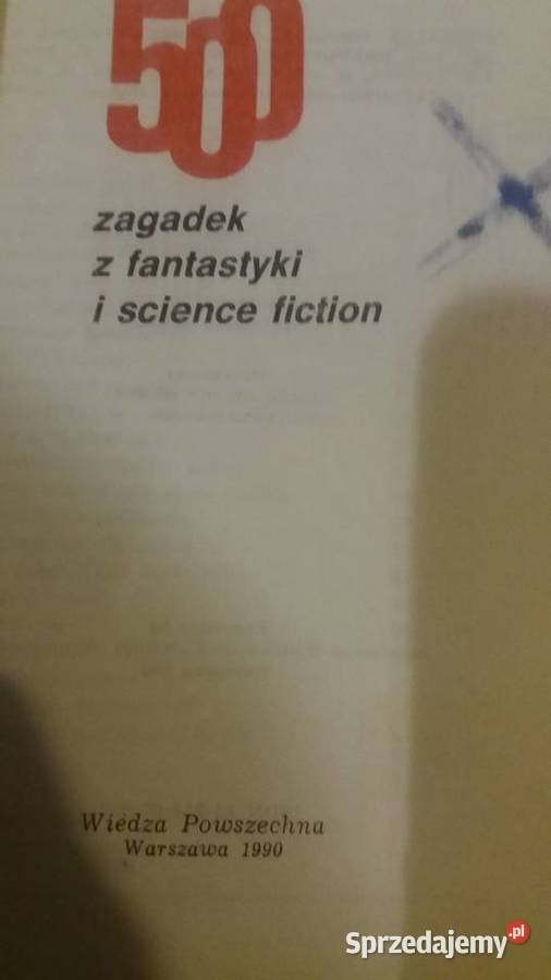 500 zagadek z fantastyki unikatowe książki Warszawa