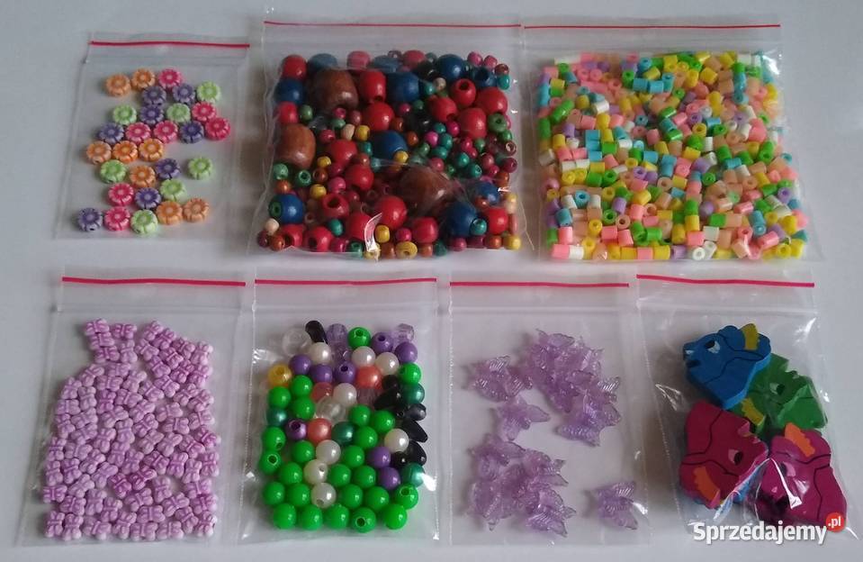 Koraliki MIX Drewno Plastik Gdańsk