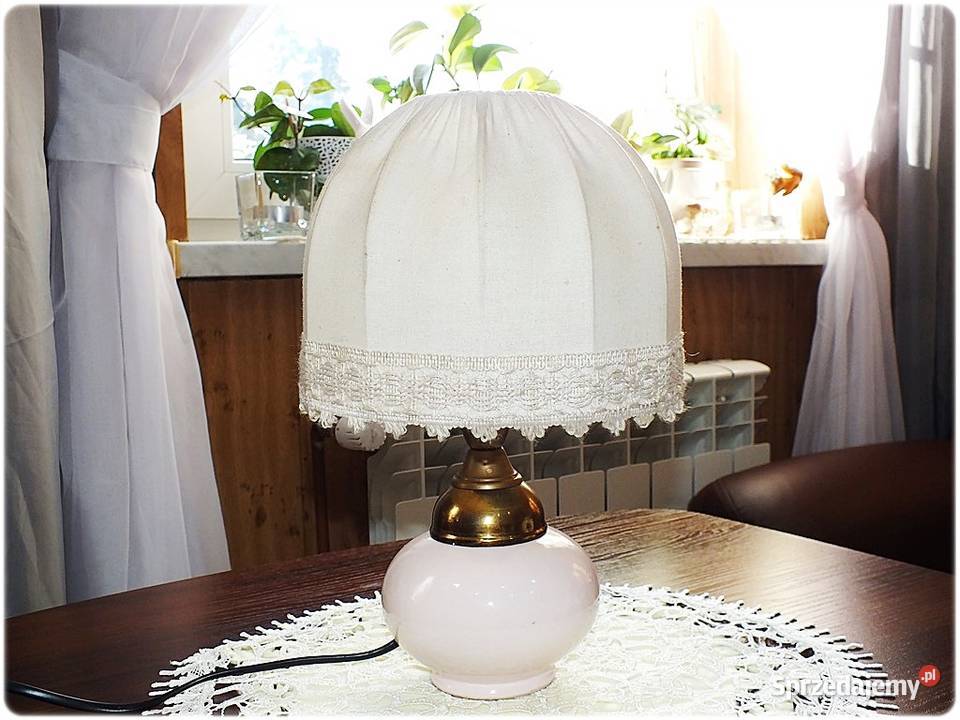 Śliczna Stara Lampka Nocna z lat 60tych Retro Żary