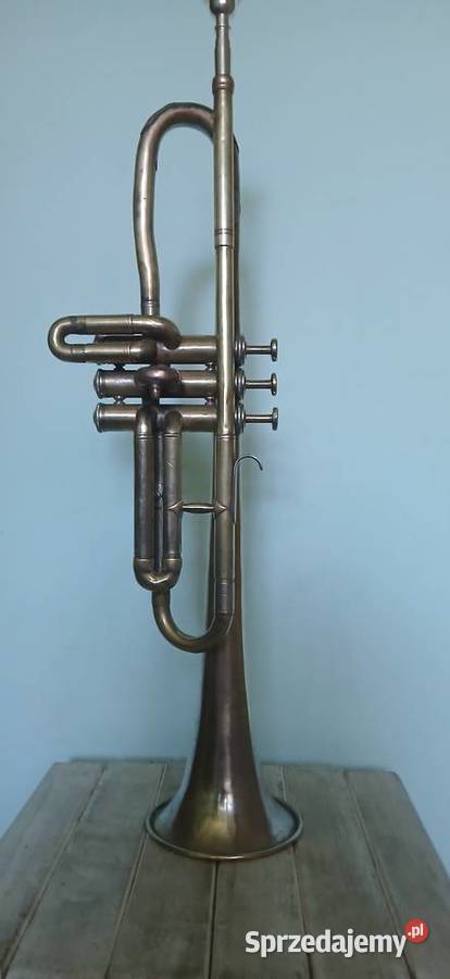 Stara mosiężna trąbka blaszane Kraków