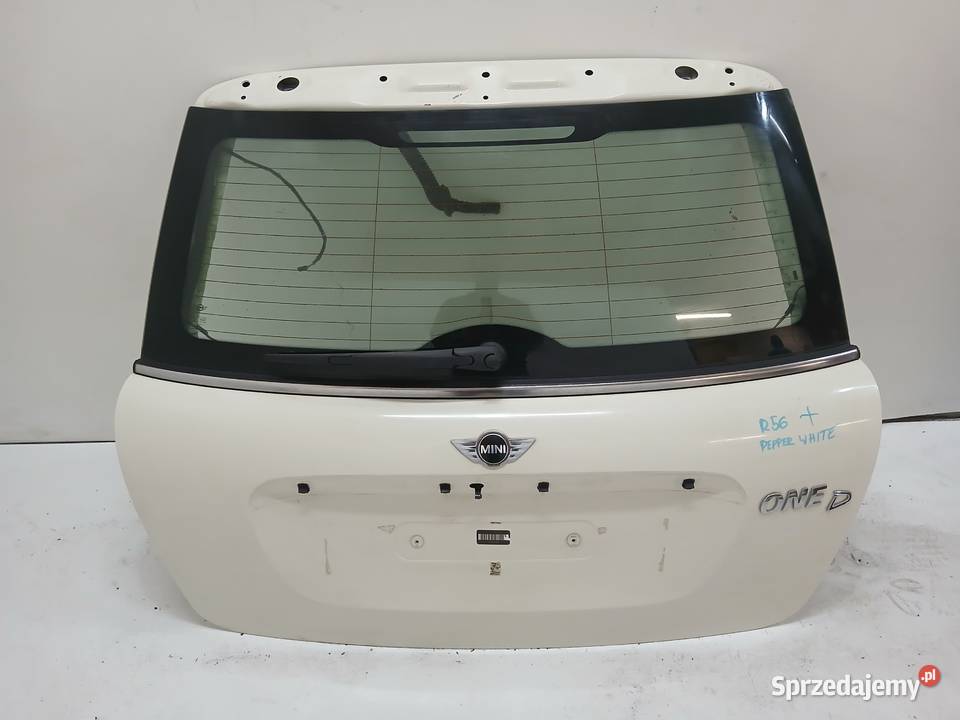 KLAPA BAGAŻNIKA TYLNA TYŁ MINI R56 PEPPER WHITE lubelskie Strzyżewice