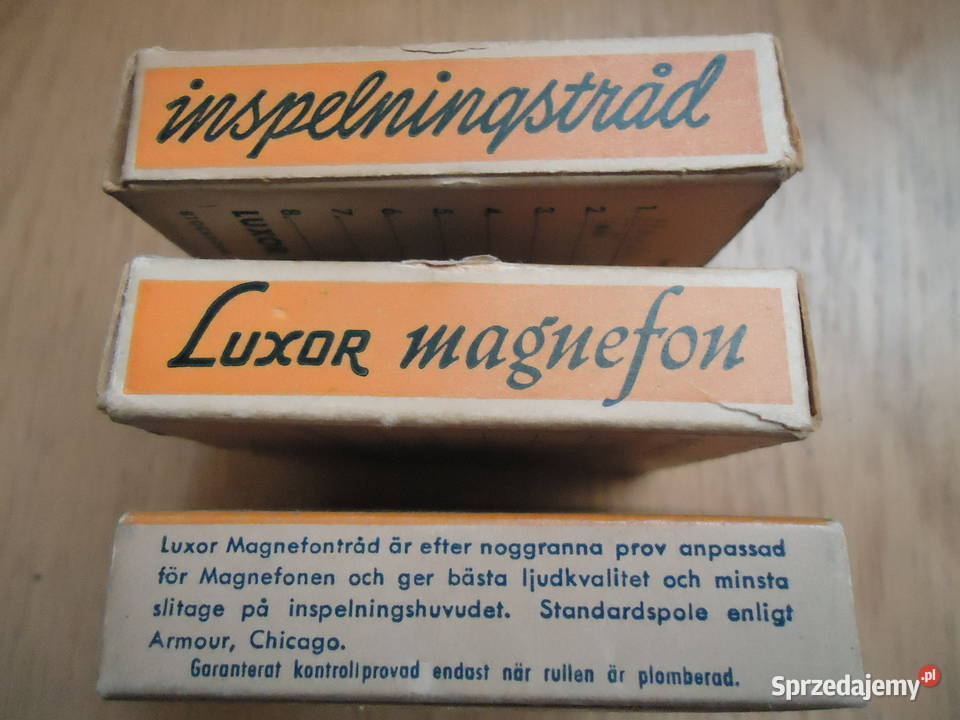 Szpule do Drutofonu Luxor radio magnetofon małopolskie Nowy Sącz