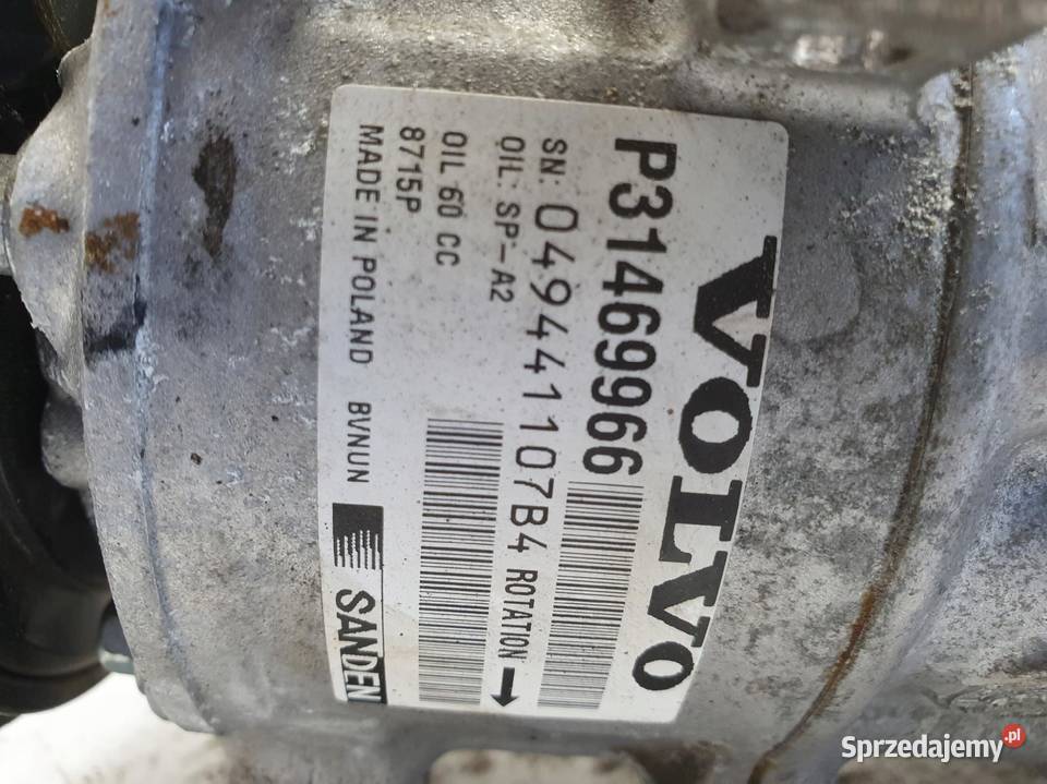 SPRĘŻARKA KLIMATYZACJI Volvo V90 II 20 D4 lubelskie