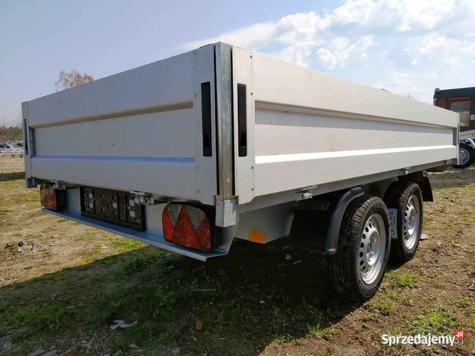 Przyczepka min pod ule przyczepa 300x150 alu Niewiadów Piła