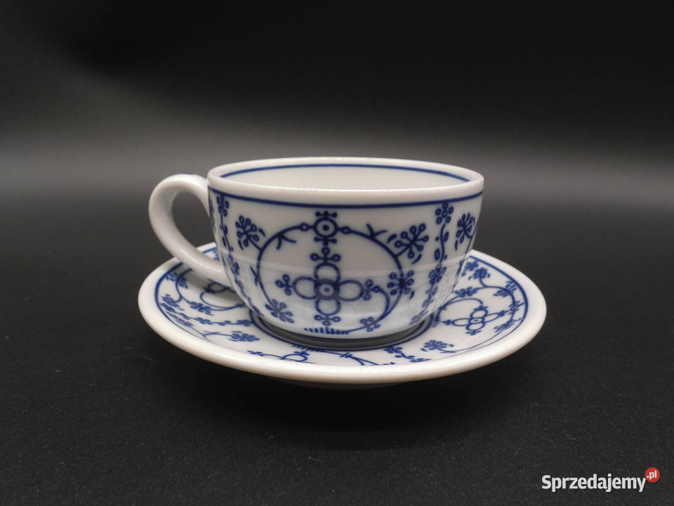 Porcelanowa filiżanka z podstawką MOKKA wielkopolskie Raszków sprzedam