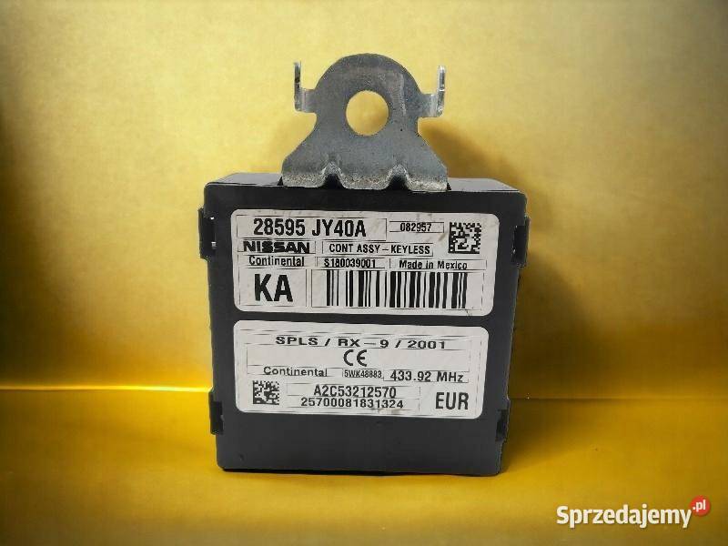 MODUŁ KEYLESS 28595 JY40A Renault Koleos I 2007 świętokrzyskie