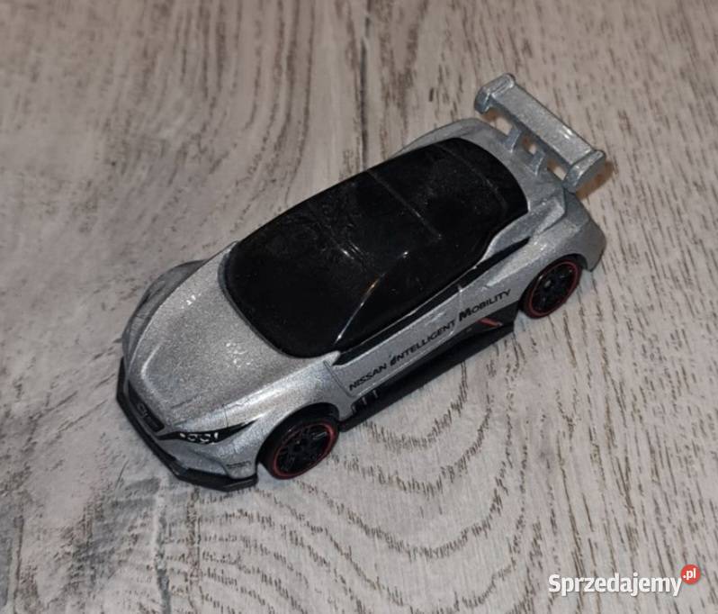 Autko samochód resorak Hot Wheels Nissan Leaf szary/srebrny Zabawki Łódź