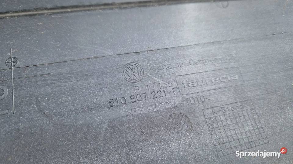VOLKSWAGEN VW Sportsvan Zderzak przód 510807221F Słowikowo