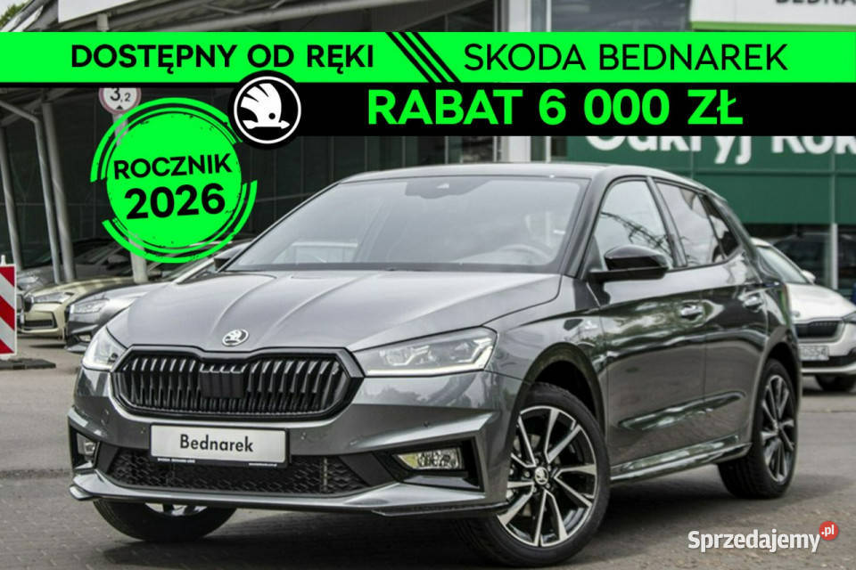 koda Fabia Monte Carlo 15 TSI 150 DSG Dostępny elektryczne lusterka Łódź