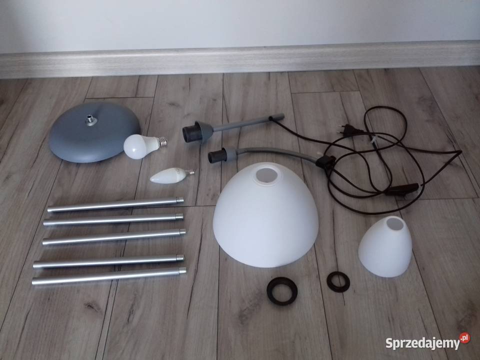 Lampa stojąca podłogowa 2przełącznikowa E27 E14