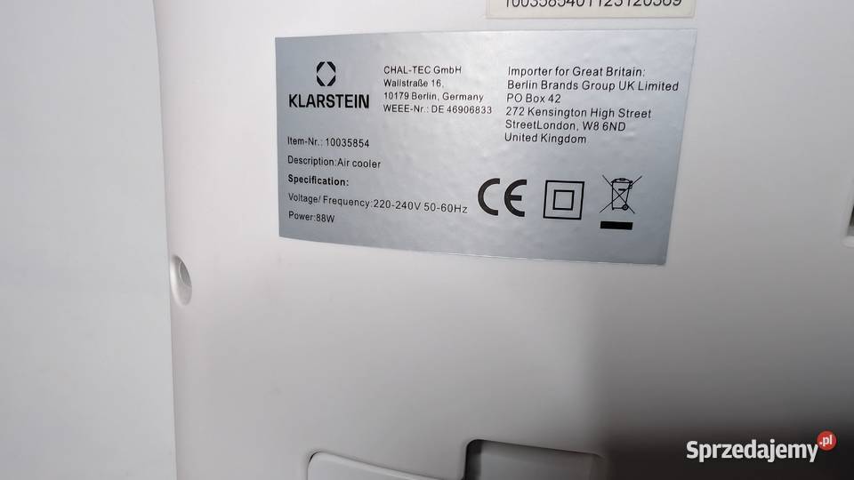 Klimator Klarstein Iceberg Breeze Jadowniki