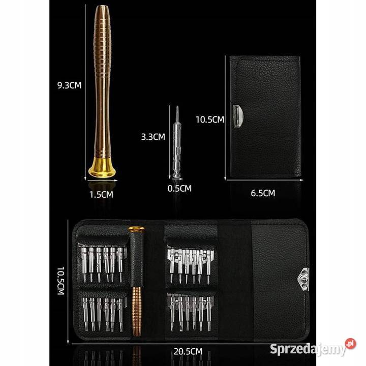 Zestaw Wkrętaków 25w1 24 Końcówki w Etui Ludźmierz