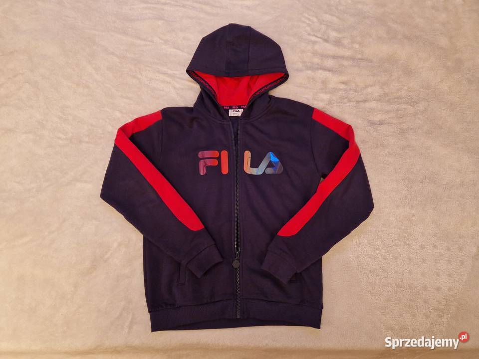 Bluza granatowa z kapturem Fila dziewczęca 14 13 lat+ Bibice