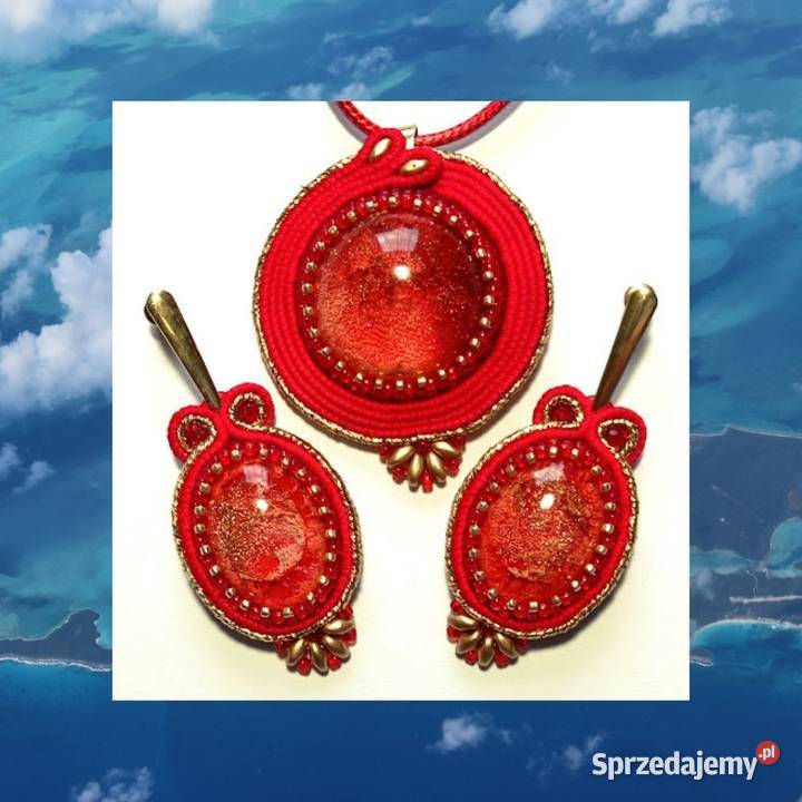 CZERWONY KOMPLET Z ŻYWICĄ mazowieckie Warszawa