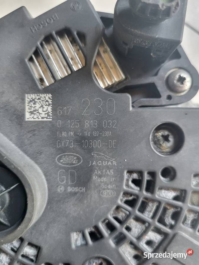 Alternator Jaguar Land Rover 0125813032 Pozostałe Mielec