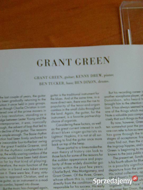 Grant Green Sunday Mornin CD jazz Warszawa