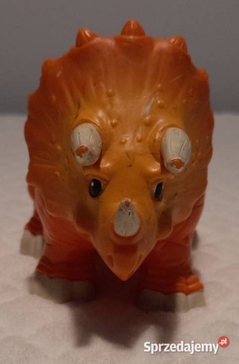 Dinozaur triceratops pomarańczowy 17 Zabawka Czeladź