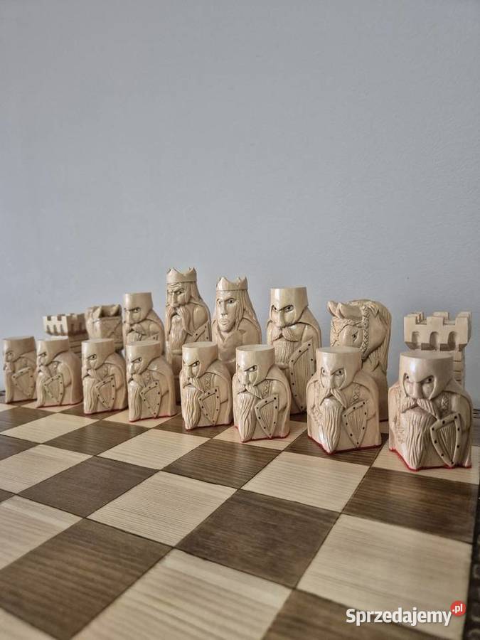 Ręcznie robione szachy z drewna Bielsko-Biała