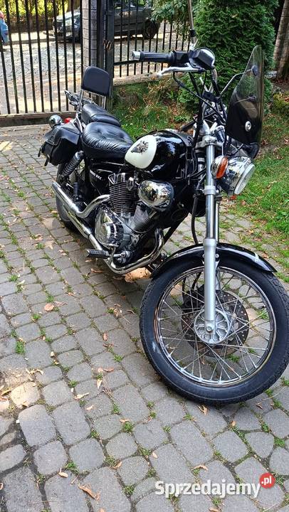 Virago 125 2001 przebieg 15500 wersja DX sakwy Yamaha Kraków