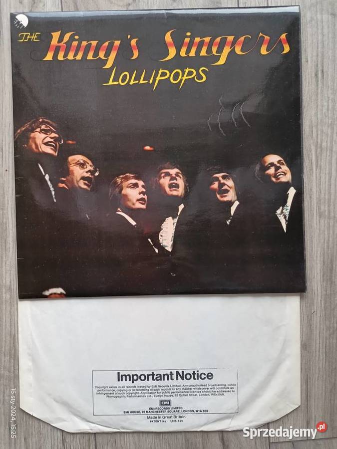Winyl zespołu The Kings Singers Lolli Pops płyta winylowa