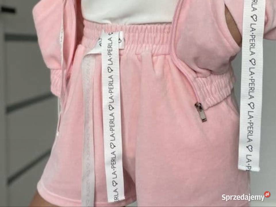 Dres Damski Welurowy z Szortami LA PERLA 36 Nowy Nowa Sól