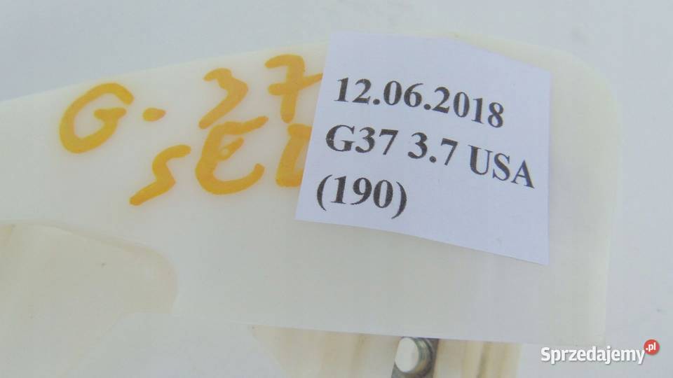 ŚLIZG ZDERZAKA PRZÓD PRAWY LEWY INFINITI G37 Nowy Tomyśl