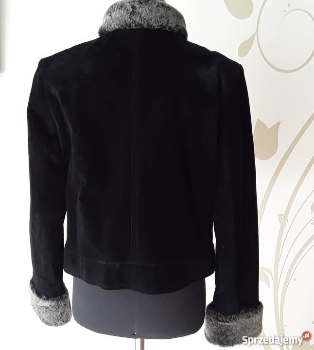Kurtka skórzana zamszowa ze stójką rozmiar M Moda i Styl Warszawa sprzedam