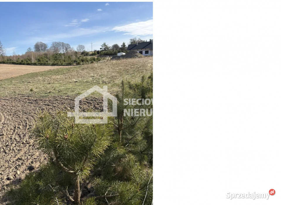 Grunt na sprzedaż Grabowiec 1009m2 1m pomorskie